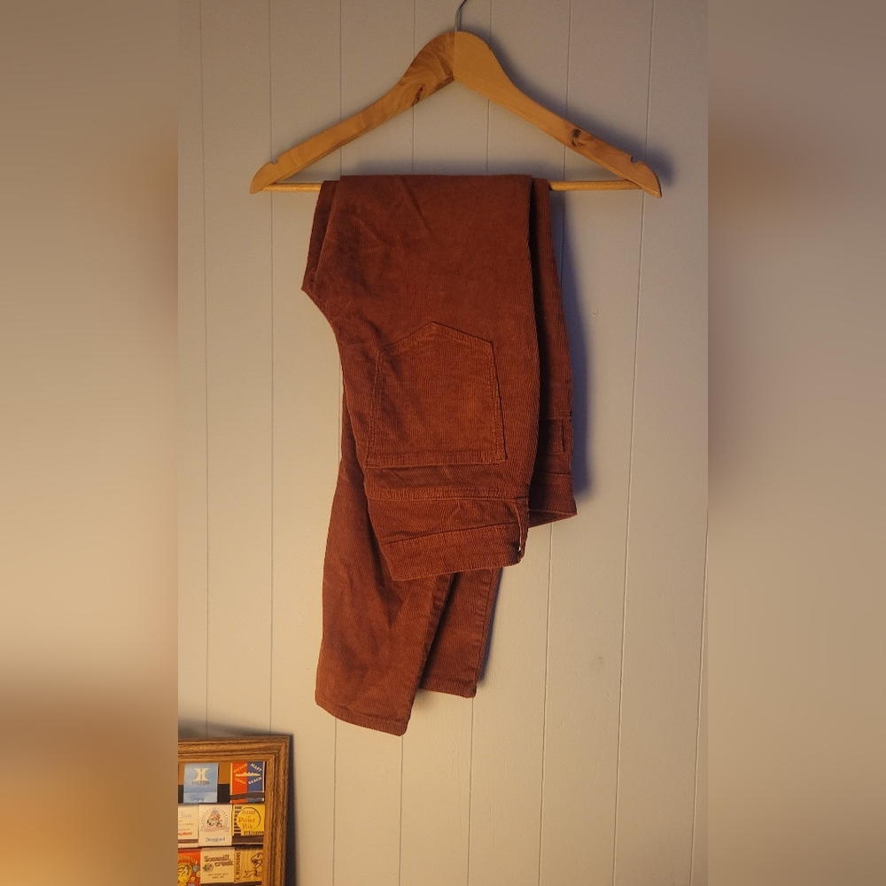 Old navy courderoy copper skinny jeans size 8